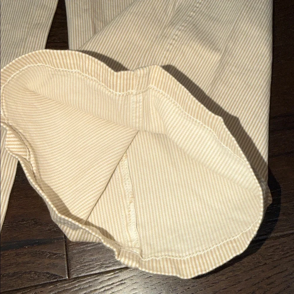 NWT - J. Crew Slim wide-leg jean in khaki stripe - Size 32